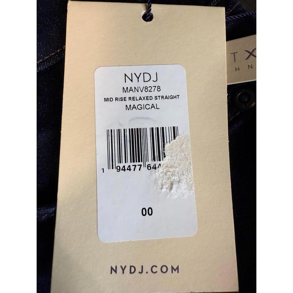 NYDJ Relaxed Straight Cool Embrace LiftXTuck Tehnology in Magical. Size 00 NWT - Picture 11 of 11
